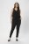 Kaffe Curve Jia Hose mit Gürtel Tiefschwarz - Jeans & Hosen in Großen Größen – Plus Size - 