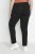 Kaffe Curve Jia Hose mit Gürtel Tiefschwarz - Jeans & Hosen in Großen Größen – Plus Size - 