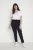 Kaffe Curve Jia Hose mit Gürtel Mitternachtsmarine - Jeans & Hosen in Großen Größen – Plus Size - 