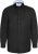 D555 Richard Langarm Oxford-Hemd TALL Schwarz - TALL hemden - 