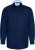 D555 Richard Langarm Oxford-Hemd TALL Navy - TALL hemden - 