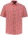 JP1880 Shirt Traditional Checked Short Sleeve Red - Herrenhemden - Herrenhemden in großen Größen