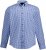 JP1880 Shirt Traditional Checked Long Sleeve Blue - Herrenhemden - Herrenhemden in großen Größen