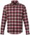 JP1880 Shirt Flannel Checked Long Sleeve Red TALL - HERRENBEKLEIDUNG MT-6XLT - Langgrößen für Herren