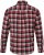 JP1880 Shirt Flannel Checked Long Sleeve Red TALL - HERRENBEKLEIDUNG MT-6XLT - Langgrößen für Herren