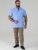 D555 James Kurzarm Oxford-Hemd TALL Hellblau - TALL hemden - 