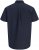 Jack & Jones Henry Slub Short Sleeve Navy - Herrenhemden - Herrenhemden in großen Größen