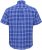 North Latitude 51145 Checked Short Sleeve Shirt Cobolt Blue - Kurzarmhemden - Herren Kurzarmhemden Große Größen