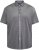 North Latitude 61116 Meliertes Piqué-Kurzarmshirt Grau - Polo-shirts für herren - Polo-Shirts für Herren in großen Größen