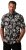 JP1880 Skull Pattern Jersey Short Sleeve Shirt Black - Herrenhemden - Herrenhemden in großen Größen