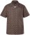 JP1880 Boxy Cuba Short Sleeve Shirt Brown - Herrenhemden - Herrenhemden in großen Größen