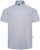 Kam Jeans 6334 Striped Grandad Short Sleeve Shirt Blue - Herrenhemden - Herrenhemden in großen Größen