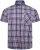 Kam Jeans 6339 Checked Short Sleeve Shirt Blue - Herrenhemden - Herrenhemden in großen Größen