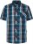 Kam Jeans 6380 Casual Checked Short Sleeve Shirt Navy - Kurzarmhemden - Herren Kurzarmhemden Große Größen