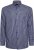 Kam Jeans 6351 Classic Gingham Shirt Long Sleeve Navy - Herrenhemden - Herrenhemden in großen Größen