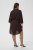 Kaffe Curve Mille Short Shirt Dress Black Coffee Brown - Minikleider - 