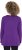 Ulla Popken Sequined Star Rolled Edge Sweater Dark Purple - Hoodies & Sweatshirts - 