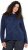 Ulla Popken Textured Glitter Embroidery Oversized Sweater Ink Blue - Hoodies & Sweatshirts - 