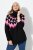 Ulla Popken Neon Alpine Pattern Long Sleeve Turtleneck Sweater Light Pink - Hoodies & Sweatshirts - Kuschelige Sweatshirts, Hoodies & Strick