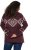 Ulla Popken Aztec Pattern Turtleneck Sweater Plum - Hoodies & Sweatshirts - 