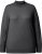 Ulla Popken Long Sleeves Mock Turtleneck Sweater Charcoal Grey Melange - Hoodies & Sweatshirts - 