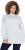 Ulla Popken Graphic Stripe Long Sleeve Turtleneck Sweater Silver Melange - Hoodies & Sweatshirts - 