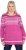 Ulla Popken Norwegian Style Pastel Tone Long Sleeve Sweater Summer Berry - Hoodies & Sweatshirts - 