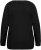 Ulla Popken Soft Fine Knit Pullover V-Neck Sweatshirt Black - Hoodies & Sweatshirts - 