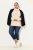 Ulla Popken Turtleneck Ribbed Trim Long Sleeve Sweater Nature Melange - Hoodies & Sweatshirts - Kuschelige Sweatshirts, Hoodies & Strick