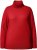Ulla Popken Turtleneck Ribbed Trim Long Sleeve Sweater Salsa Red - Hoodies & Sweatshirts - 