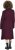 Ulla Popken Long Turtleneck Duster Sweater Plum - Hoodies & Sweatshirts - 