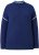 Ulla Popken Contrast Trim Long Sleeve Sweater Dark Blue - Hoodies & Sweatshirts - 