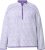 Ulla Popken Striped Knit Long Sleeve Troyer Collar Sweater Purple - Hoodies & Sweatshirts - 