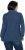 Ulla Popken Two-Tone Mixed Knit Troyer Collar Sweater Navy - Hoodies & Sweatshirts - 