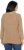 Ulla Popken Two-Tone Mixed Knit Troyer Collar Sweater Caramel - Hoodies & Sweatshirts - 