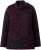 Ulla Popken Leopard Print Scarf Sweater Dark Ruby - Hoodies & Sweatshirts - 