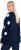 Ulla Popken Fluffy Polka Dot Sweater Ink Blue - Hoodies & Sweatshirts - 