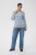 Kaffe Curve Niela Gestreifter Pullover Hellgrau/Blau - Pullover & Strickmode - 
