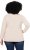 Ulla Popken Drawstring Collar Long Sleeve Sweatshirt Nature Melange - Hoodies & Sweatshirts - 