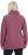 Ulla Popken Drawstring Collar Long Sleeve Sweatshirt Dark Rose - Hoodies & Sweatshirts - 