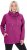 Ulla Popken Drawstring Collar Long Sleeve Sweatshirt Berry - Hoodies & Sweatshirts - 