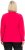 Ulla Popken Modular Fleece Zip Front Jacket Magenta - Hoodies & Sweatshirts - 