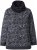 Ulla Popken Teddy Collar Printed Sweatshirt Black - Hoodies & Sweatshirts - 