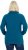 Ulla Popken Rhinestone Snowflake Turtleneck Sweatshirt Teal - Hoodies & Sweatshirts - 