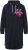 Ulla Popken Extra Long Abstract Graphic Hoodie Navy - Hoodies & Sweatshirts - 