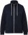 Ulla Popken Contrast Color Zip Up Sweatshirt Navy - Hoodies & Sweatshirts - 