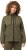 Ulla Popken Contrast Color Zip Up Sweatshirt Loden Green - Hoodies & Sweatshirts - 