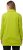 Ulla Popken GLOW Lettered Collared Sweatshirt Apple Green - Hoodies & Sweatshirts - 