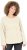 Ulla Popken Embroidered Freedom Rolled Edge Sweatshirt Sand - Hoodies & Sweatshirts - 