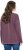 Ulla Popken Texas Contrast Stitching Sweatshirt Dark Ruby - Hoodies & Sweatshirts - 